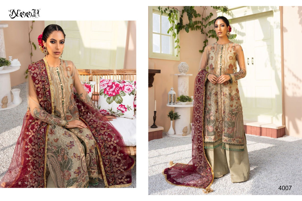Noor Zebtan 2 Faux Georgette  Heavy Embroidery With butterfly net Latest Fancy Designer Pakistani Salwar Suits Collection